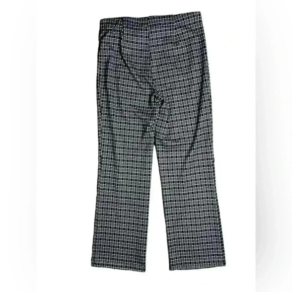 ModCloth Pull on Checkered Soft Kick Flare Pants Medium - Picture 4 of 5